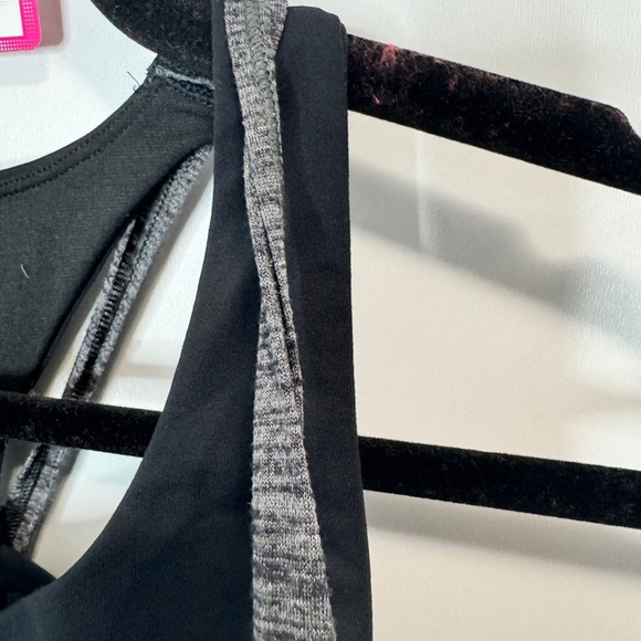 LULULEMON Twist and Toil Tank Built In Bra Heathered Black - Picture 2 of 8